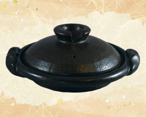 黒釉 すっぽん鍋