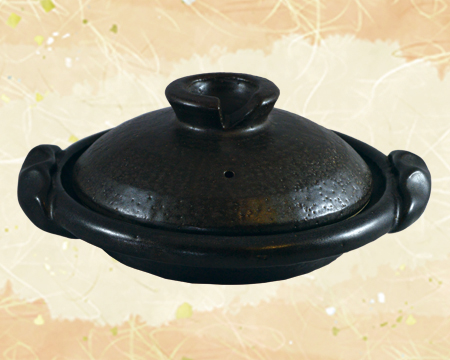 黒釉 すっぽん鍋